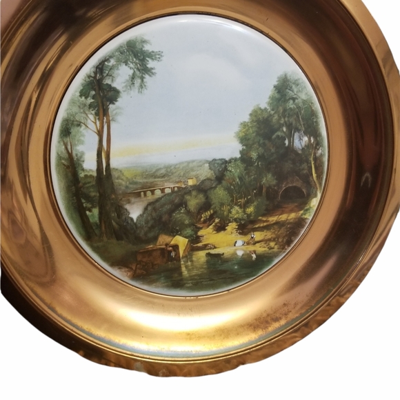 Vintage decorative copper plate . made in england. - Picture 5 of 6